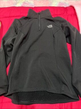 The North Face Black Half-Zip Fleece Pullover
